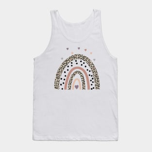 Leopard print rainbow Tank Top